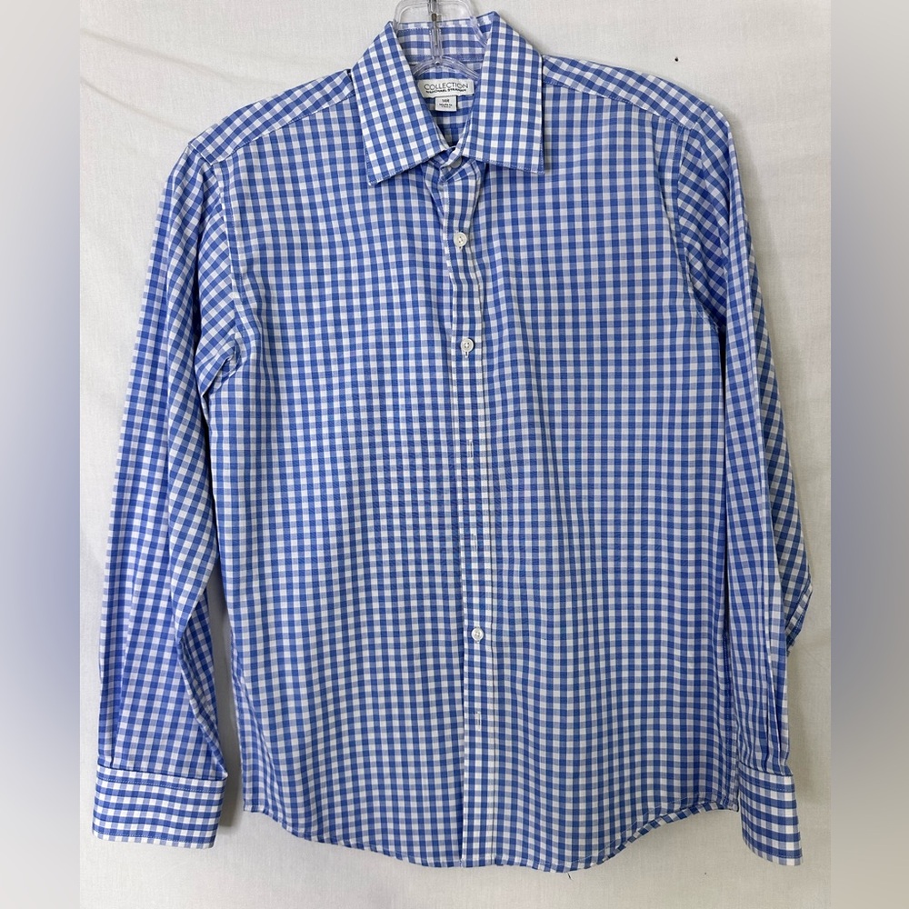 Collection Michael Strahan Shirt like NEW worn once, long sleeve button down 14R